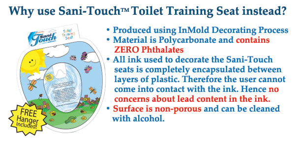 Why use Sani-Touch Toilet Training Seat?